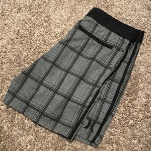 Charcoal & Black Hurley Swim trunks. Size 36. Excellent condition.
